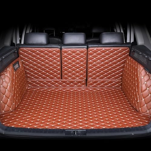 All Inclusive Kofferraummatte, für VW Touareg 2008-2010 (Low Configuration) Wasserdicht Kratzfeste Leder Kraumeinlage Kofferraumschutz Zubehö,A-normal von ZCJBLC