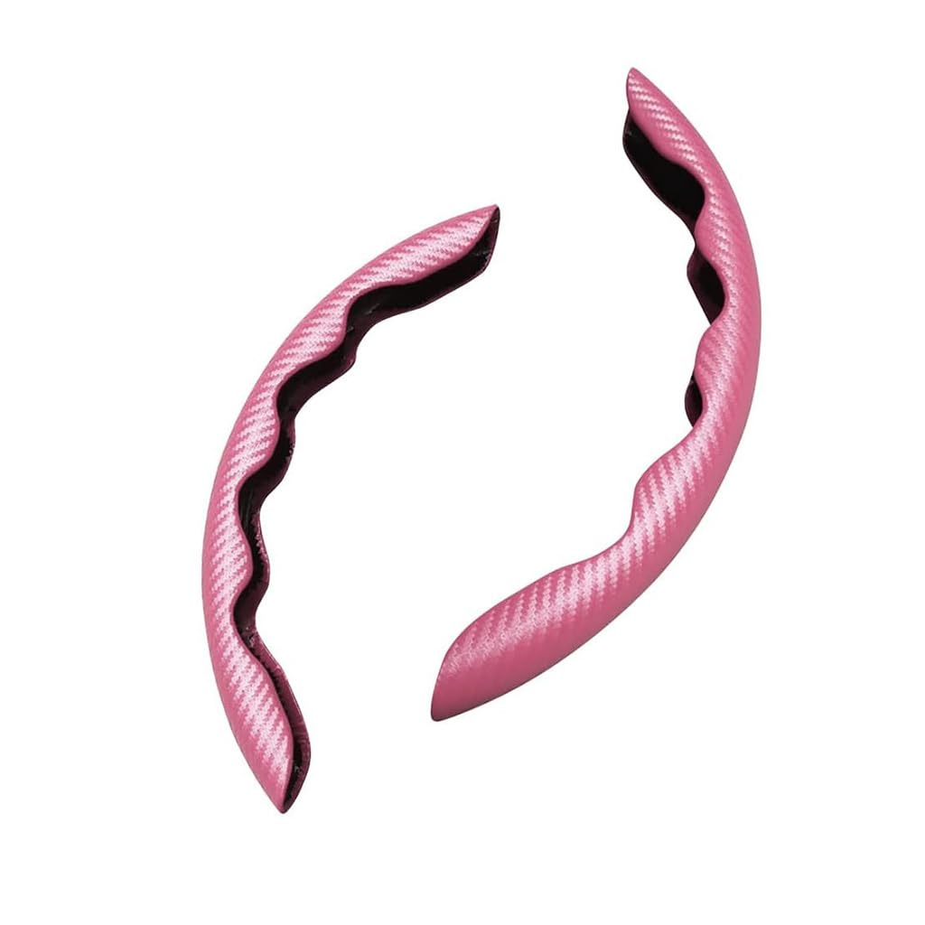 Auto Lenkradbezug für Opel Signum 2003-2008,Segmentierter Langlebig Rutschfester Ultraleichter Lenkrad Booster Cove Lenkradschutz Zubehör,Pink von ZCNDGHMQ