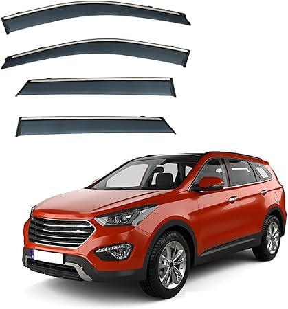 4 Stück Auto-Windabweiser Für Hyundai Maxcruz MK3-NC 2013-2020, vordere und hintere Seitenfenster-Visier, Regen- und Rauchschutz Autozubehör von ZCXUIE