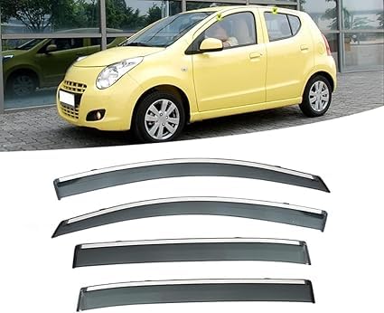 4 Stück Auto-Windabweiser Für SUZUKI ALTO 2008-2016, vordere und hintere Seitenfenster-Visier, Regen- und Rauchschutz Autozubehör von ZCXUIE
