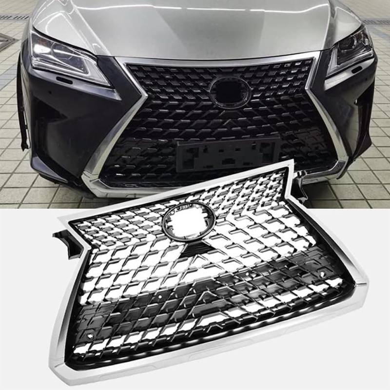 Auto Mitte,kompatibel mit Lexus RX350 RX450H 2016-2019,Frontgrill von ZCZMAD