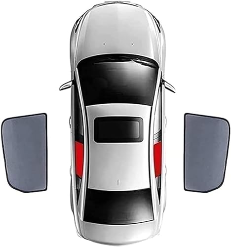 Auto-Sonnenschutz für Hyundai Sonata 10th 2020-2023, Auto Sonnenschutz Visier Wärmeisoliert UV-Schutz Privatsphäre Schutz Auto ZubehöR,B/2pcs Rear Side Windows von ZCZMAD