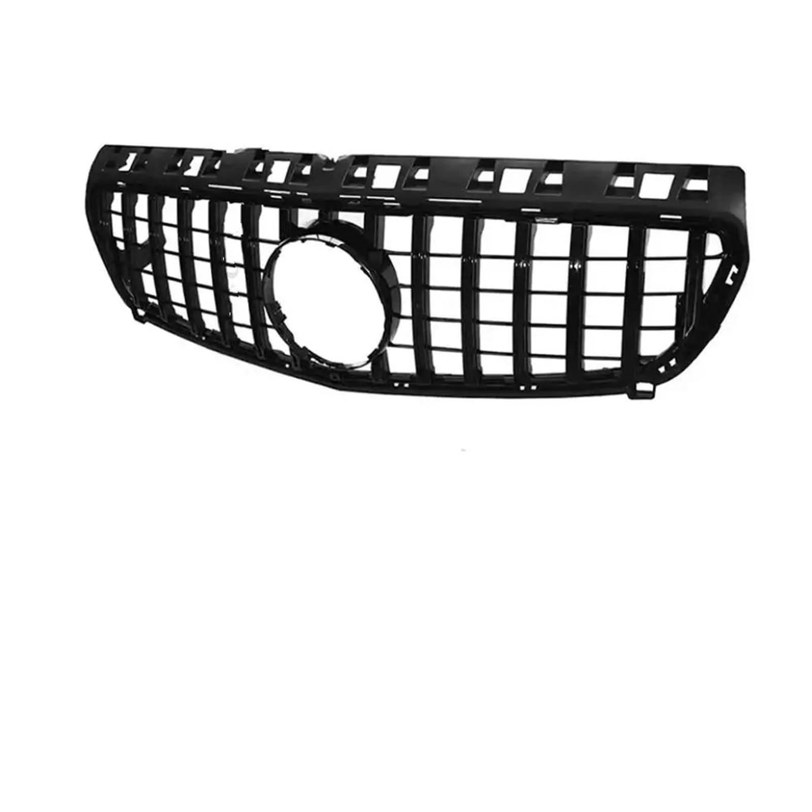 Auto Front Kühlergrille Für A W176 2013 2014 2015 2016 2017 2018 A180 A200 A45 GT Diamant Einlassgitter Frontgrill Renngrill Verkleidung Styling Frontgrills(GT Glossy Black) von ZCera