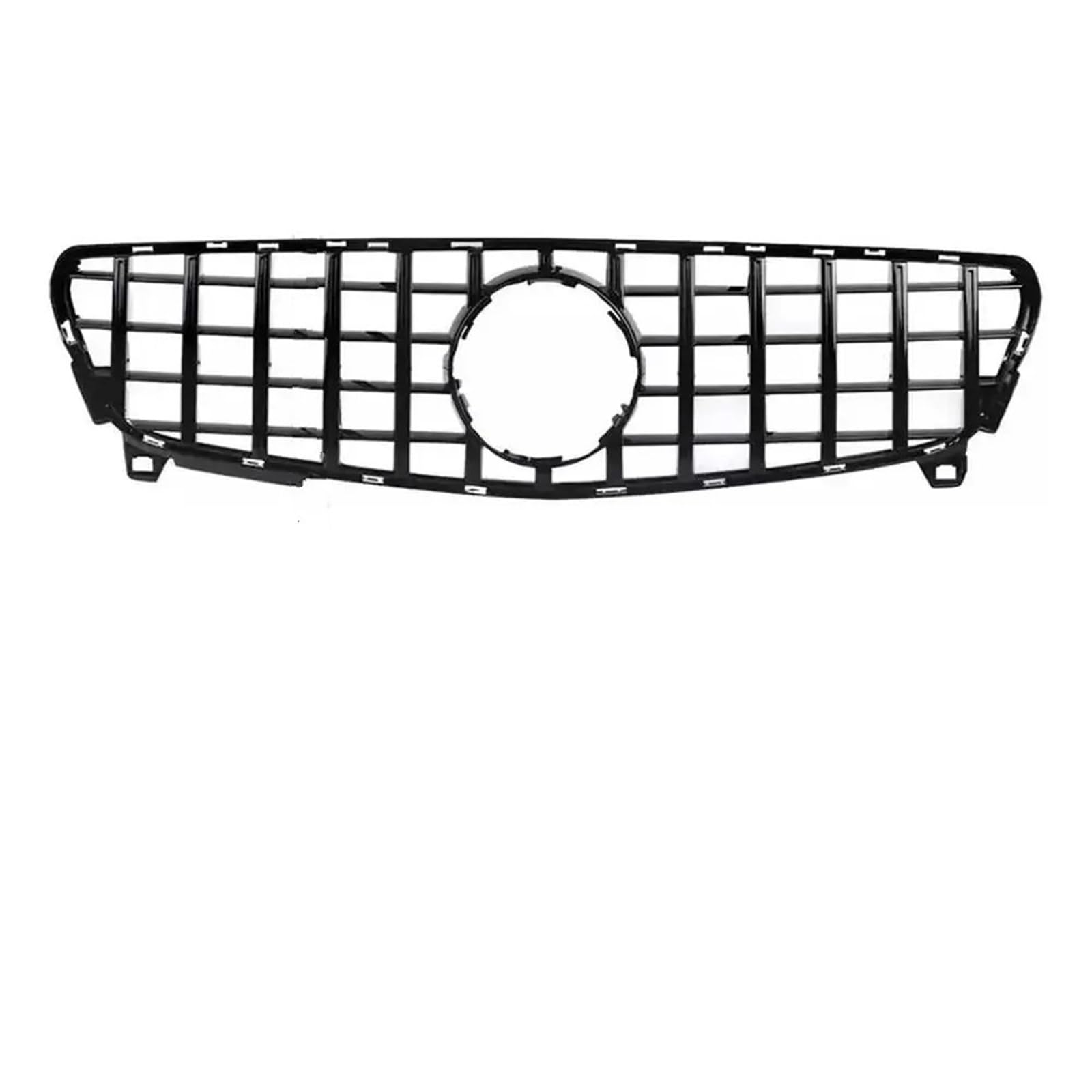 Auto Front Kühlergrille Für A W176 2013 2014 2015 2016 2017 2018 A180 A200 A45 GT Diamant Einlassgitter Frontgrill Renngrill Verkleidung Styling Frontgrills(GT Glossy Black a) von ZCera