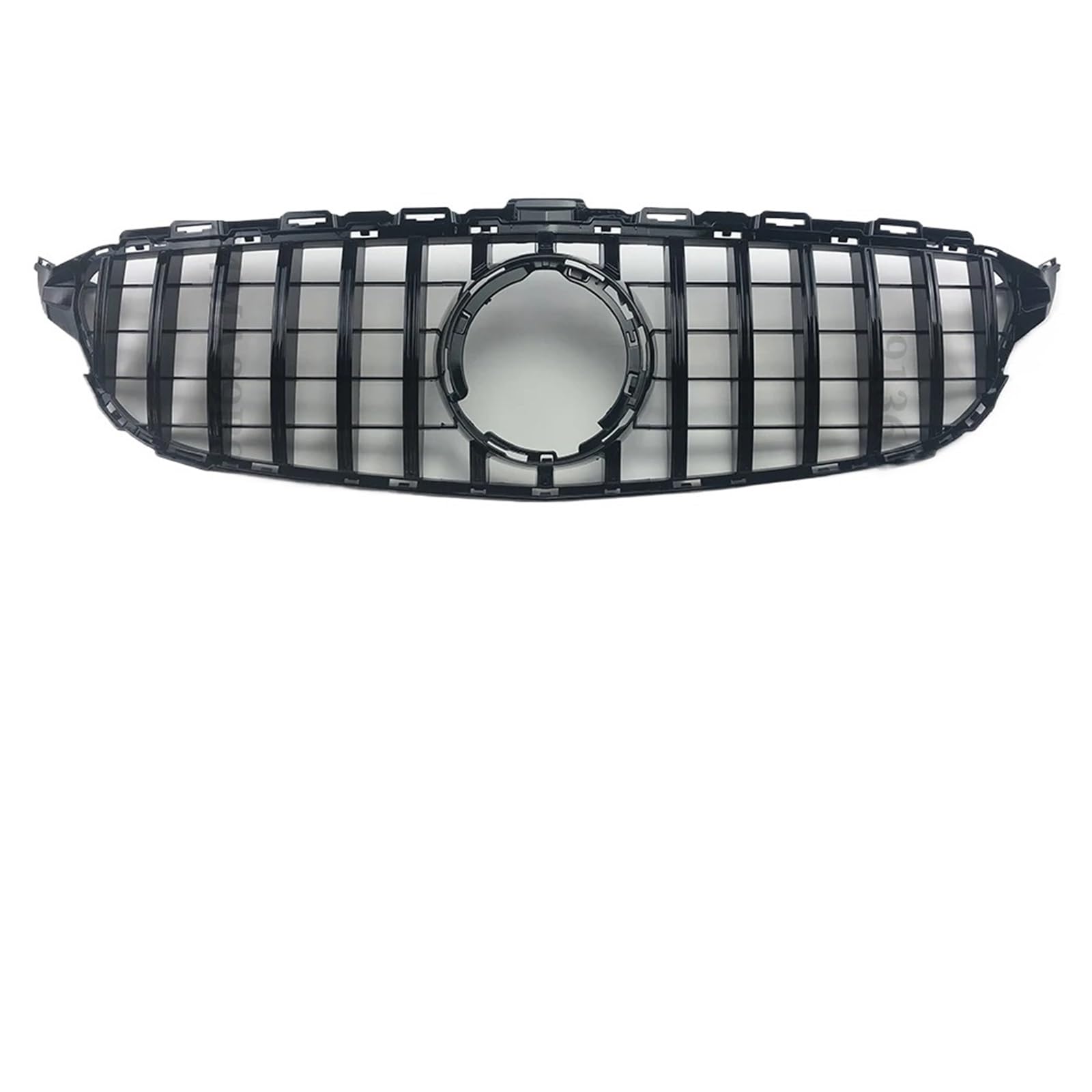 Auto Front Kühlergrille Für Benz W205 S205 C C205 C180 C200 C250 C300 C260 2014-2021 Oberer Ersatz-GT-Stil Frontstoßstangengrill Frontgrills(19-21 Glossy Black) von ZCera