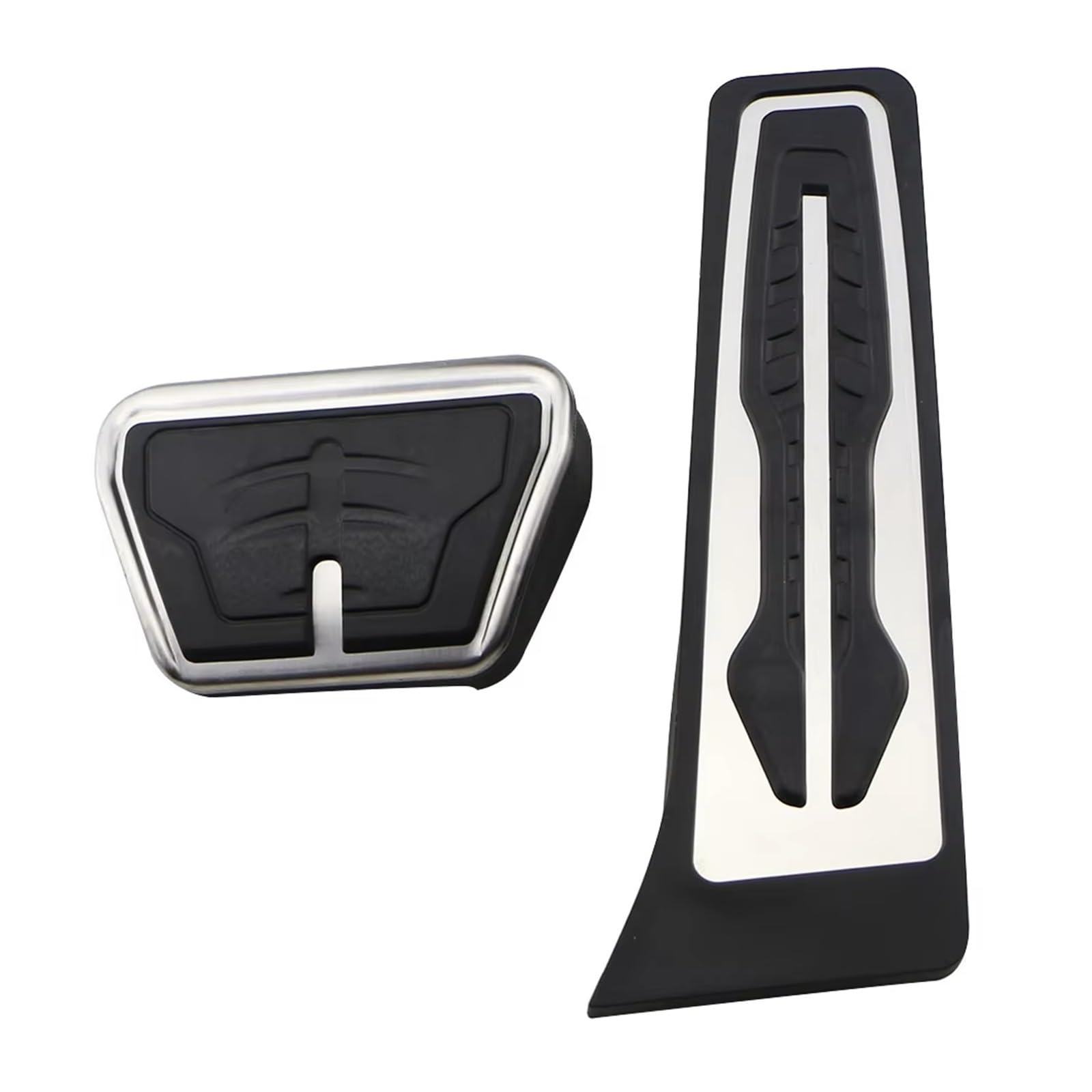 Auto Pedale Für 7 Serie 740i 750i 750Li G11 G12 LHD Auto Pedal Abdeckung Gas Kraftstoff Bremspedal Rutschfeste Fußstütze Pedal Pad Pedalkappen(2pieces AT) von ZCera