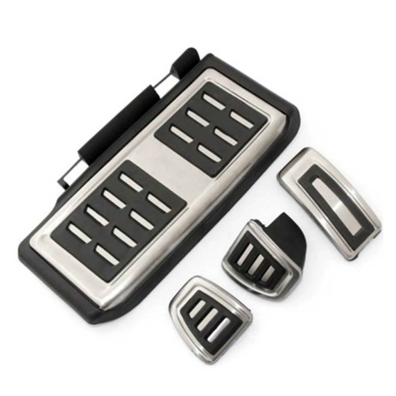 Auto Pedale Für A1 Für A3 Für A4 B8 B9 Für A5 Für A6 Für A7 Für Q3 Für Q7 (LHD) Auto Bremse Gaspedal Fußstütze Pedal Pedalkappen(4pieces A) von ZCera