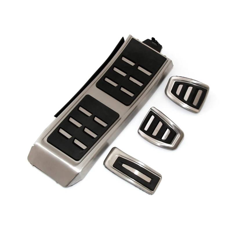 Auto Pedale Für A1 Für A3 Für A4 B8 B9 Für A5 Für A6 Für A7 Für Q3 Für Q7 (LHD) Auto Bremse Gaspedal Fußstütze Pedal Pedalkappen(4pieces B) von ZCera