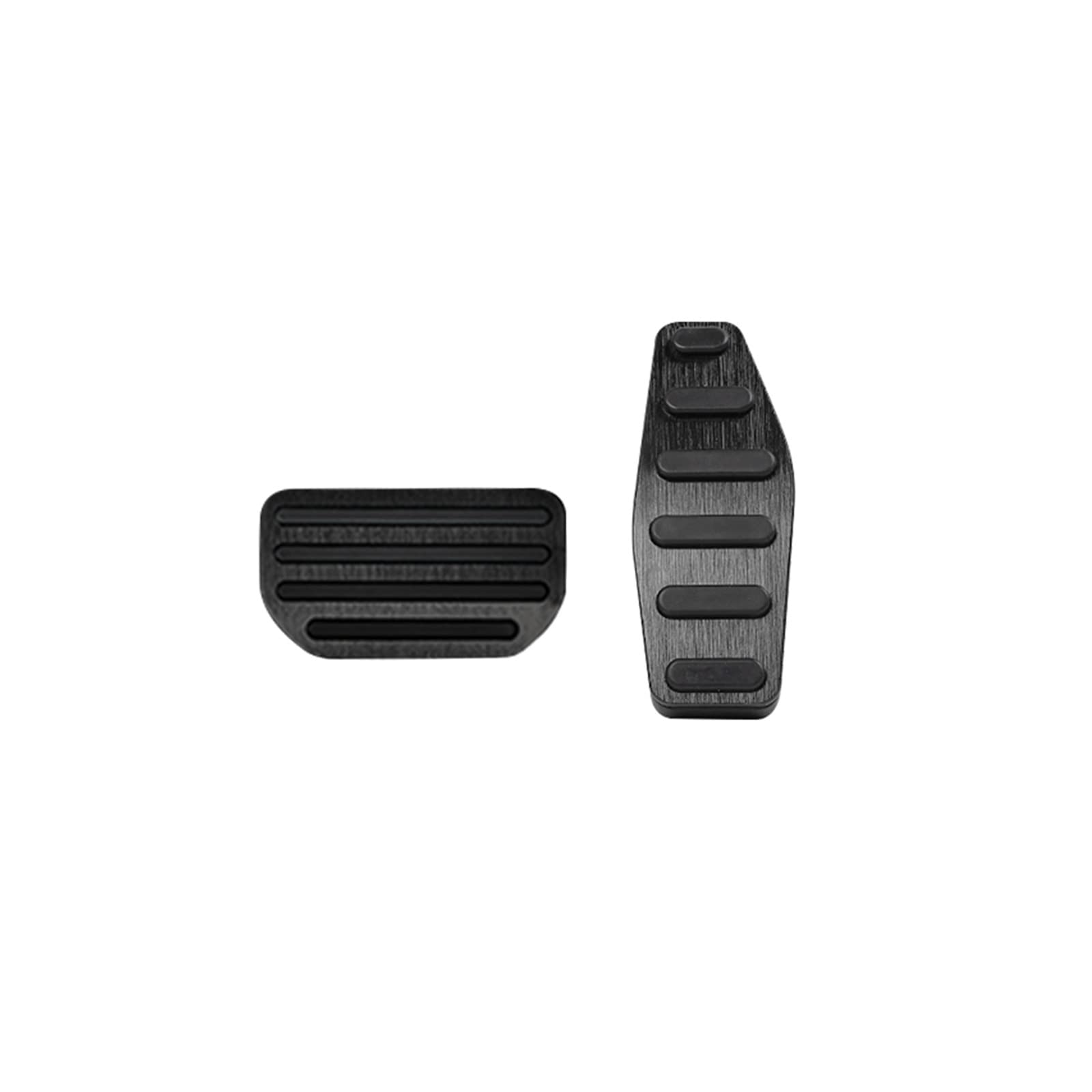 Auto Pedale Für Suzuki Für Jimny Für Sierra JB64 JB74 2019-2022 Auto Fußstütze Pedal Accelerator Kraftstoff Bremspedale Abdeckung Anti-Slip Pads Pedalkappen(AT 2pieces Black) von ZCera