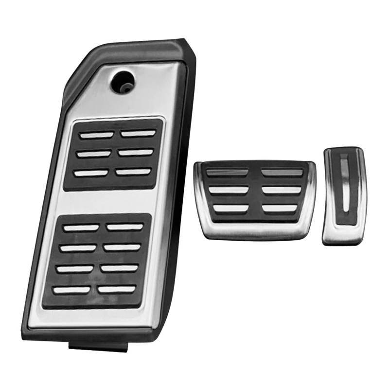 Auto Pedale Für Touareg Für Skoda Für Sitz (LHD) Auto Bremse Gaspedal Fußstütze Pedal Pedalkappen(3pieces C) von ZCera