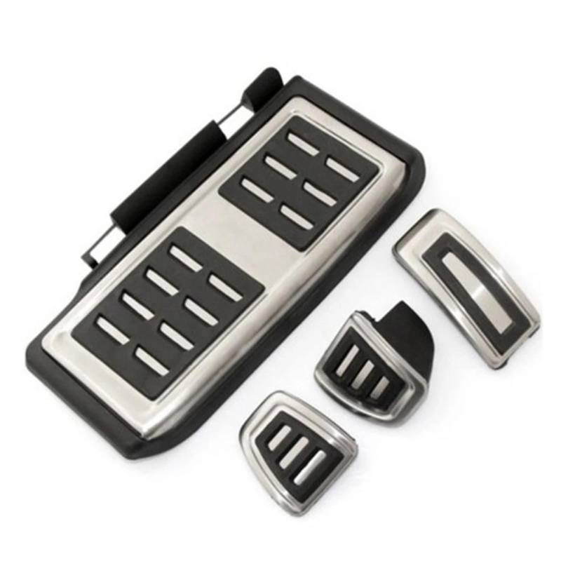 Auto Pedale Für Touareg Für Skoda Für Sitz (LHD) Auto Bremse Gaspedal Fußstütze Pedal Pedalkappen(4pieces A) von ZCera