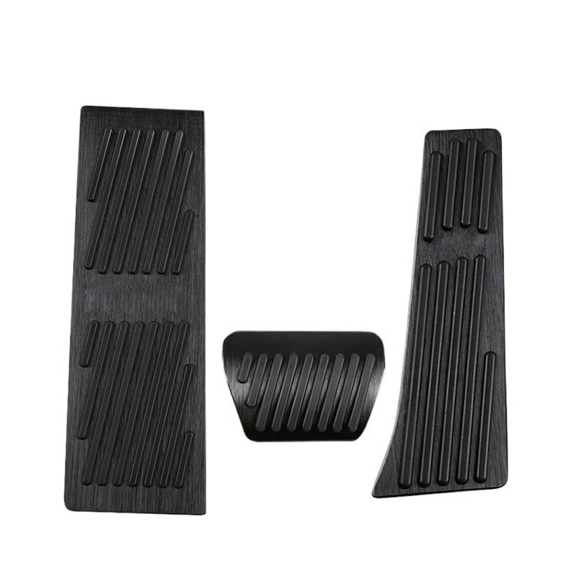 Auto Pedale Für X3 G01 Für X4 G02 IX3 G08 2018-2023 Auto Anti-Slip Accelerator Bremspedale Abdeckung Fußstütze Pedal Pads Pedalkappen(3 Black 2018-2020) von ZCera