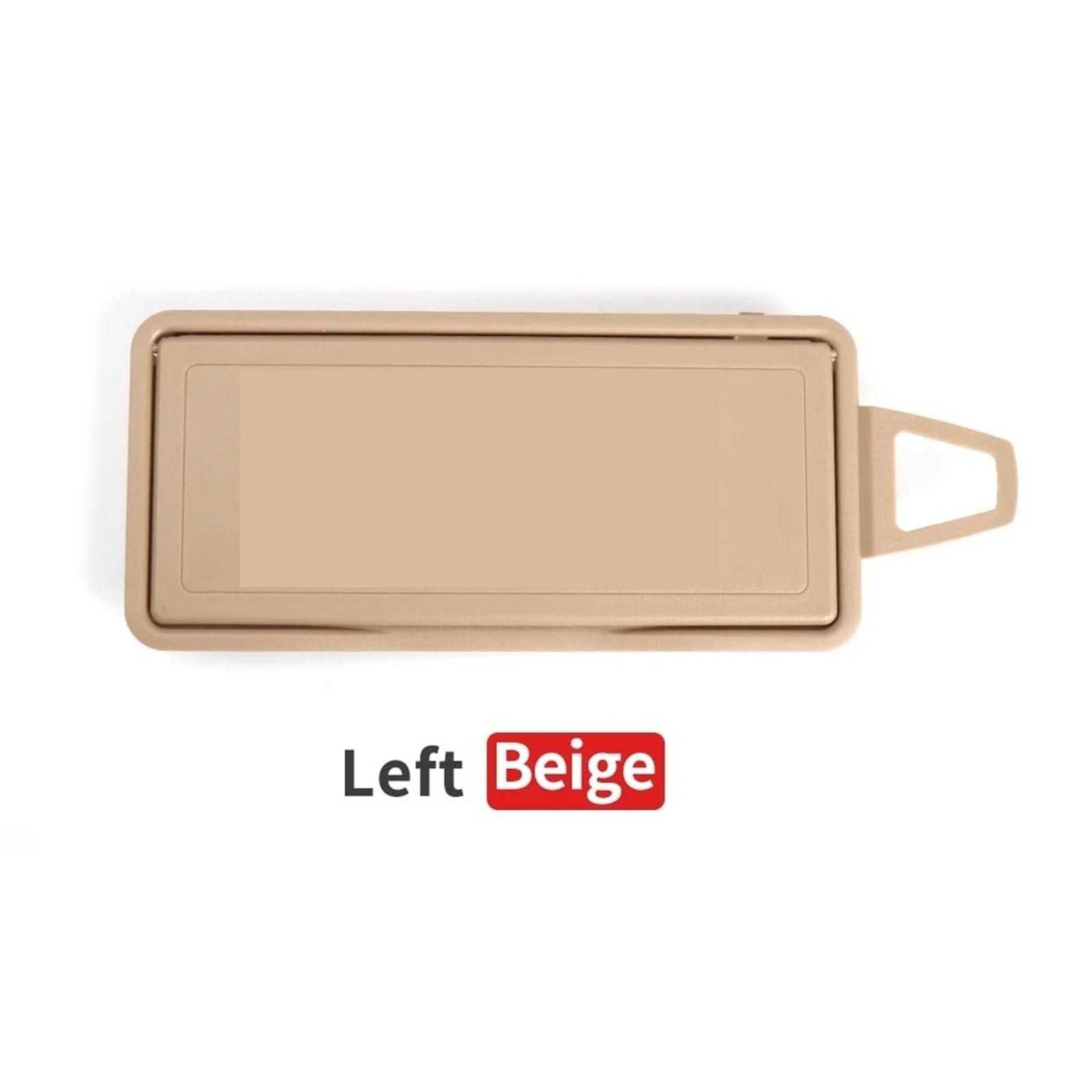 Car Interior Sun Visor Für Benz S-Klasse W220 1999–2005 Autozubehör Ersatz Für Auto-Innenraum Auto-Sonnenblen Schattenspiegel Make-up-Spiegelabckung Sonnenblende(Beige Left) von ZCera