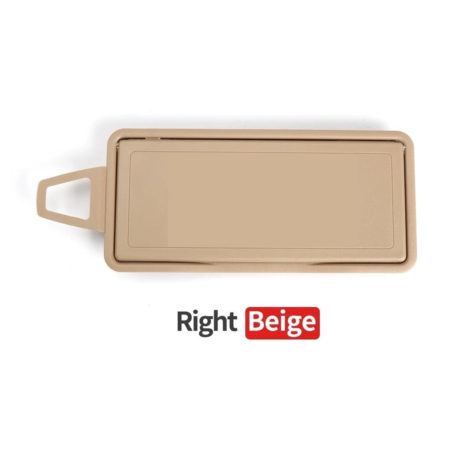 Car Interior Sun Visor Für Benz S-Klasse W220 1999–2005 Autozubehör Ersatz Für Auto-Innenraum Auto-Sonnenblen Schattenspiegel Make-up-Spiegelabckung Sonnenblende(Beige Right) von ZCera