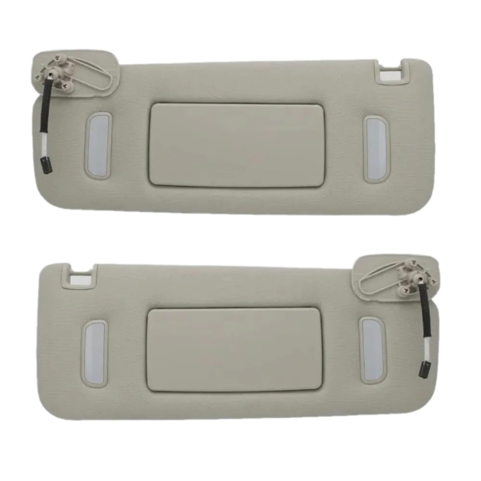 Car Interior Sun Visor Für Cadillac Für Escalade 2007-2014 Sierra Auto Sonnenblende Grau Linke Seite Rechte Seite Fahrerseite Sonnenblende(Grey Left and Right) von ZCera