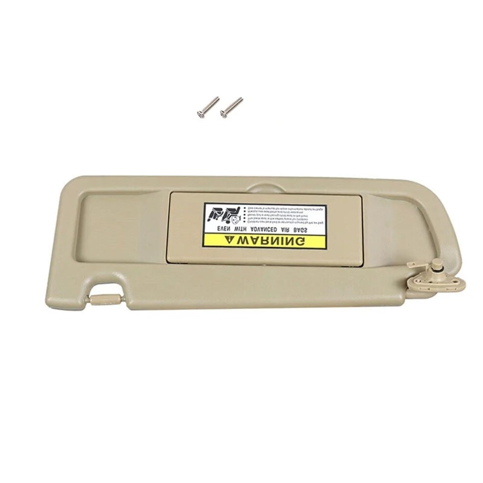 Car Interior Sun Visor Für Civic 2006 2007 2008 2009 2010 2011 83230SNAA01ZB Auto Links Fahrer Und Rechts Passagier Beige/Grau Sonnenblenn Zubehör Sonnenblende(Left Beige) von ZCera