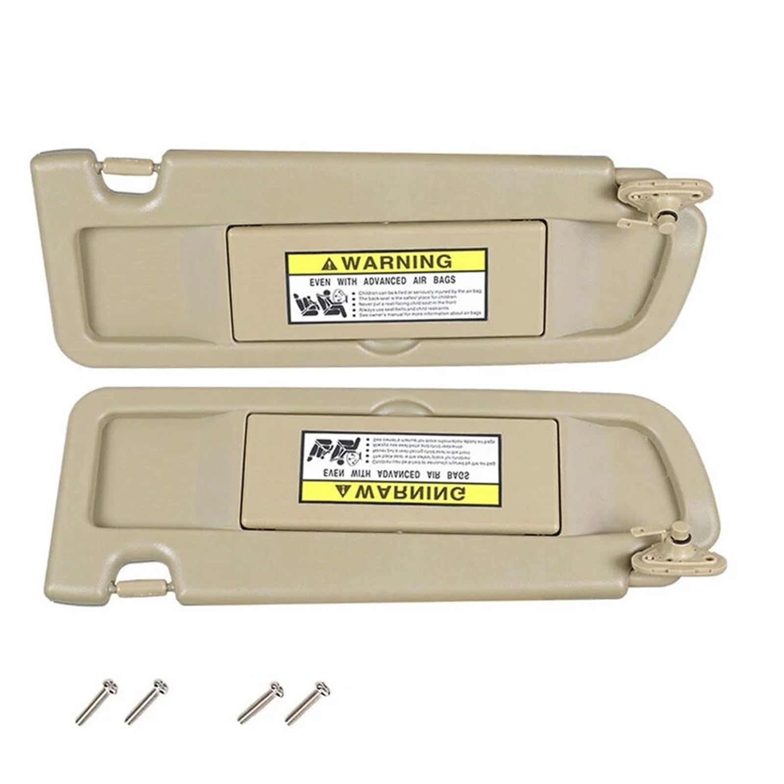 Car Interior Sun Visor Für Civic 2006 2007 2008 2009 2010 2011 83230SNAA01ZB Auto Links Fahrer Und Rechts Passagier Beige/Grau Sonnenblenn Zubehör Sonnenblende(Pair Beige) von ZCera