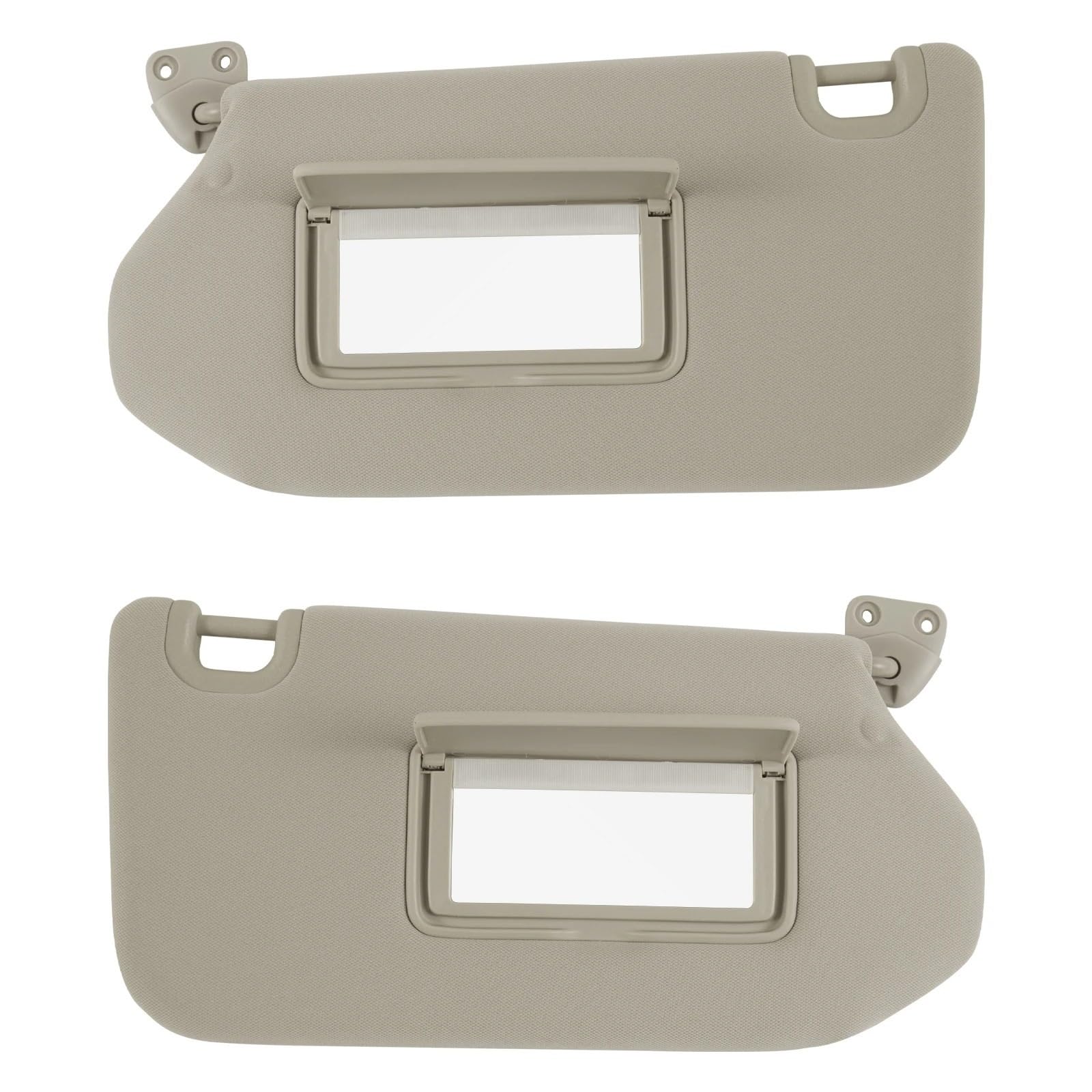 Car Interior Sun Visor Für Infiniti QX60 2014-2017 Mit Kosmetikspiegel-Abckplatte Blockieren Von Sonnenlicht 96401-9PB0A 96400-9PB0A Passform Das Auto-Sonnenvisier Sonnenblende(Beige a Pairs) von ZCera