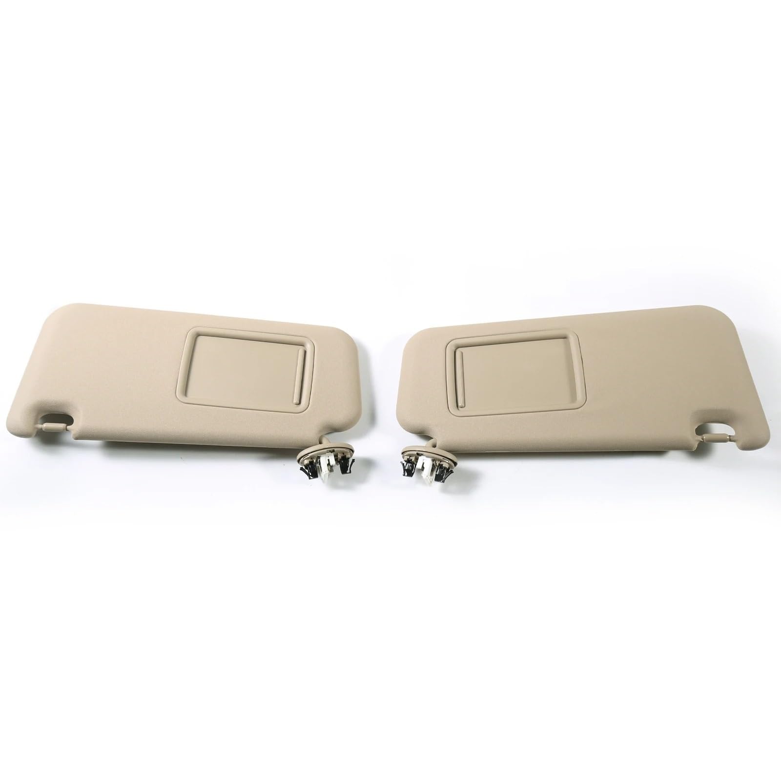 Car Interior Sun Visor Für Toyota Für RAV4 2006-2013‎ Mit Kosmetikspiegel-Abckplatte Blockieren Von Sonnenlicht 74320-42501-B2 74310-42452-B2 Auto-Sonnenblen Passend Sonnenblende(Beige a Pairs) von ZCera