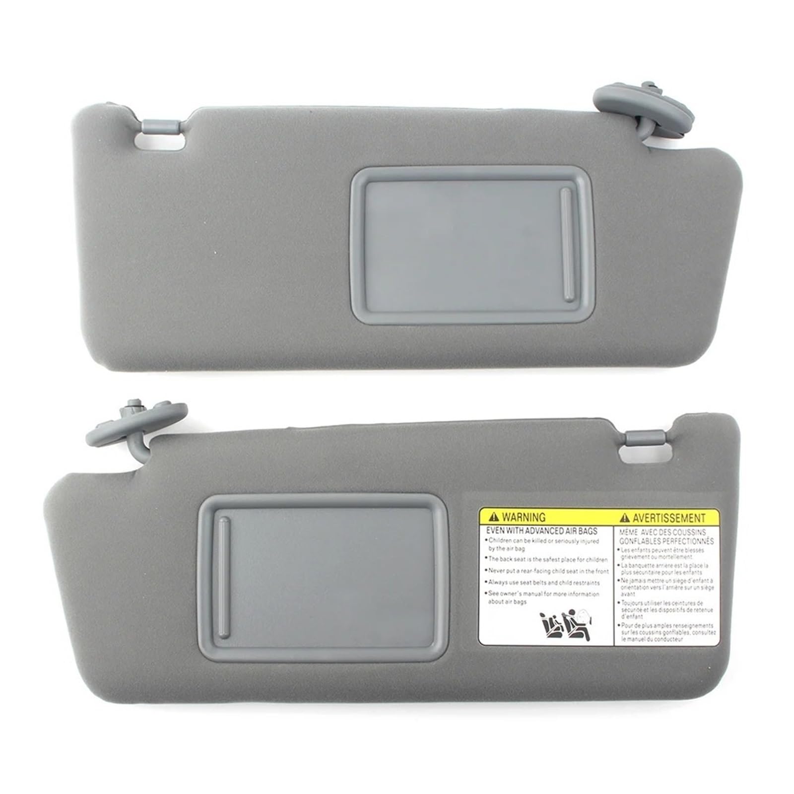 Car Interior Sun Visor Für Toyota Für Tacoma 2005 2006 2007 2008 2009 2010 2011 2012 W/O Licht Grau Auto Sonnenblen Sonnenschirm Schild Links & Rechts 1 Paar Sonnenblende von ZCera