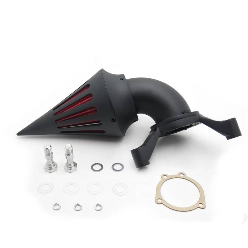 Luftfilter Motorrad Für Davidson CV Vergaser Für Delphi Für V-Twin Schwarz Spike Luft Reiniger Intake Filter Motorrad Teile Motorrad Luftansaugfilter(MT228-MBK) von ZCera