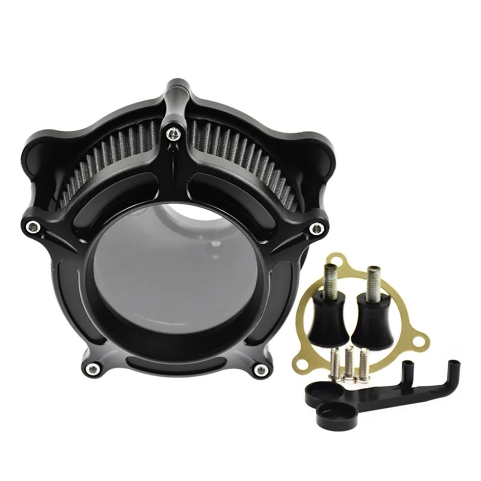 Luftfilter Motorrad Für Softail Für Dyna Für Sportster Für Touring Für Road Glide Für King Für Fatboy Motorrad Lufteinlass Reiniger Filter Luftfilter Motorrad Luftansaugfilter(Gray D air filter) von ZCera