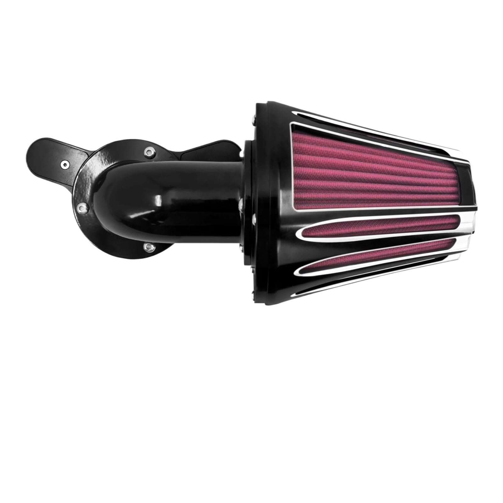 Luftfilter Motorrad Für Touring Für Electra Für Street Glide Für FLHR Für FLTRX Für Softail Dyna Für Sportster XL 883 1200 Motorrad Luftfilter Reiniger Motorrad Luftansaugfilter(2-Air Cleaner B) von ZCera