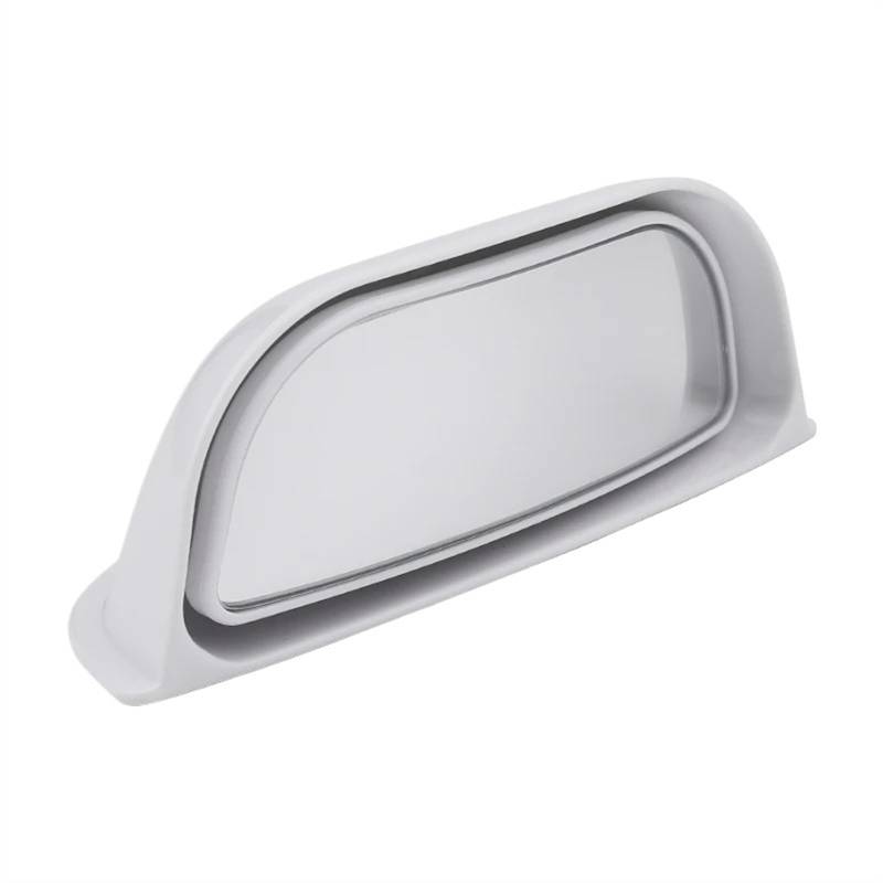 Spiegelglas Ersatz Auto-Seitenspiegel, Weitwinkel-Totwinkelspiegel, Außenrückspiegel Mit Konvexer, Sauberer Oberfläche Für Fondpassagiere Außenspiegel Asphärisch(White 1PC) von ZCera