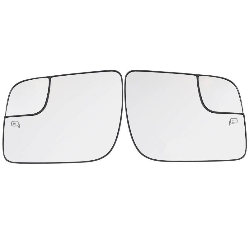 Spiegelglas Ersatz Für Ford Für Explorer 2011-2017 BB5Z17K707L BB5Z17K707A Tür Rückspiegel Objektiv Beheizte Rückspiegel Glas Reflektor Konvexen Glas Außenspiegel Asphärisch(A Pair) von ZCera