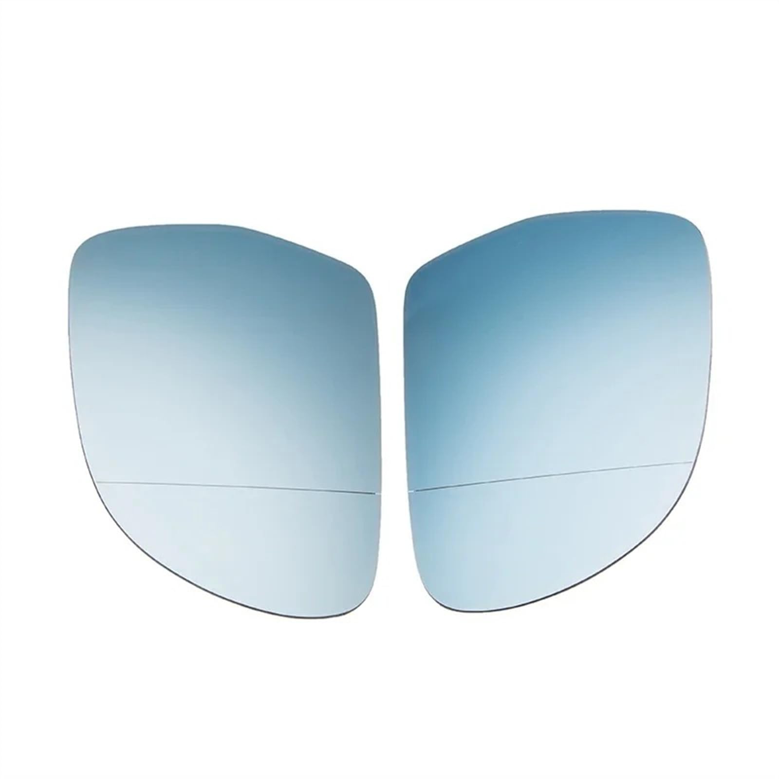 Spiegelglas Ersatz Für Skoda Für Octavia 1Z 2009-2013 Für SUPERB 3T 2008-2010 Auto Rückspiegel Glas Beheizte Rückplatte Blau Außenspiegel Asphärisch(1 Paar) von ZCera