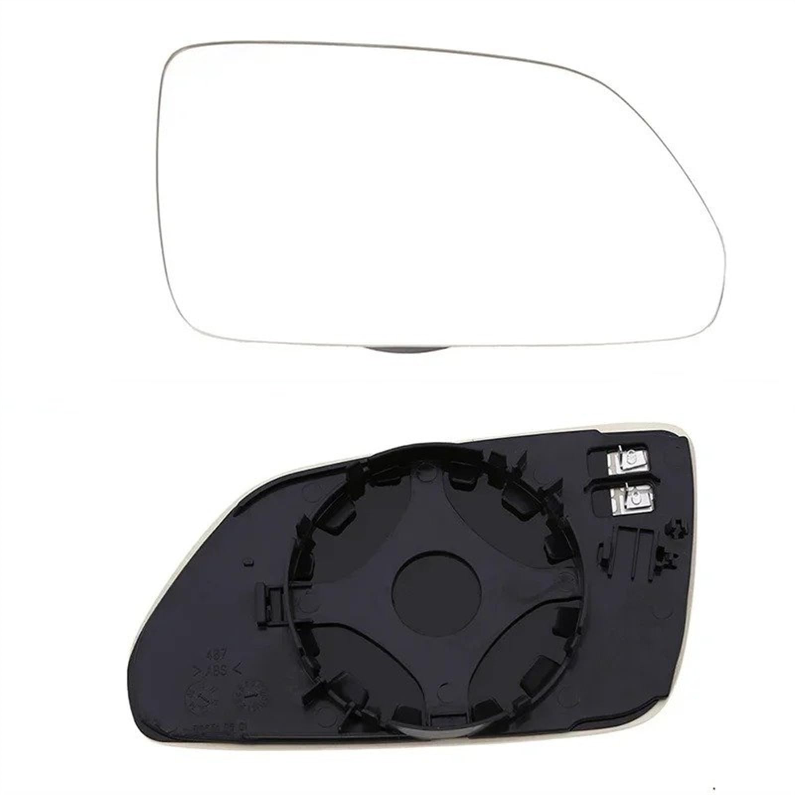 Spiegelglas Ersatz Für Skoda Für Octavia Für Typ 1Z 2004 2005 2006 2007 2008 Rückspiegel Weiße Linse Auto Seitentür Beheiztes Spiegelglas Außenspiegel Asphärisch(1 Pc Right) von ZCera