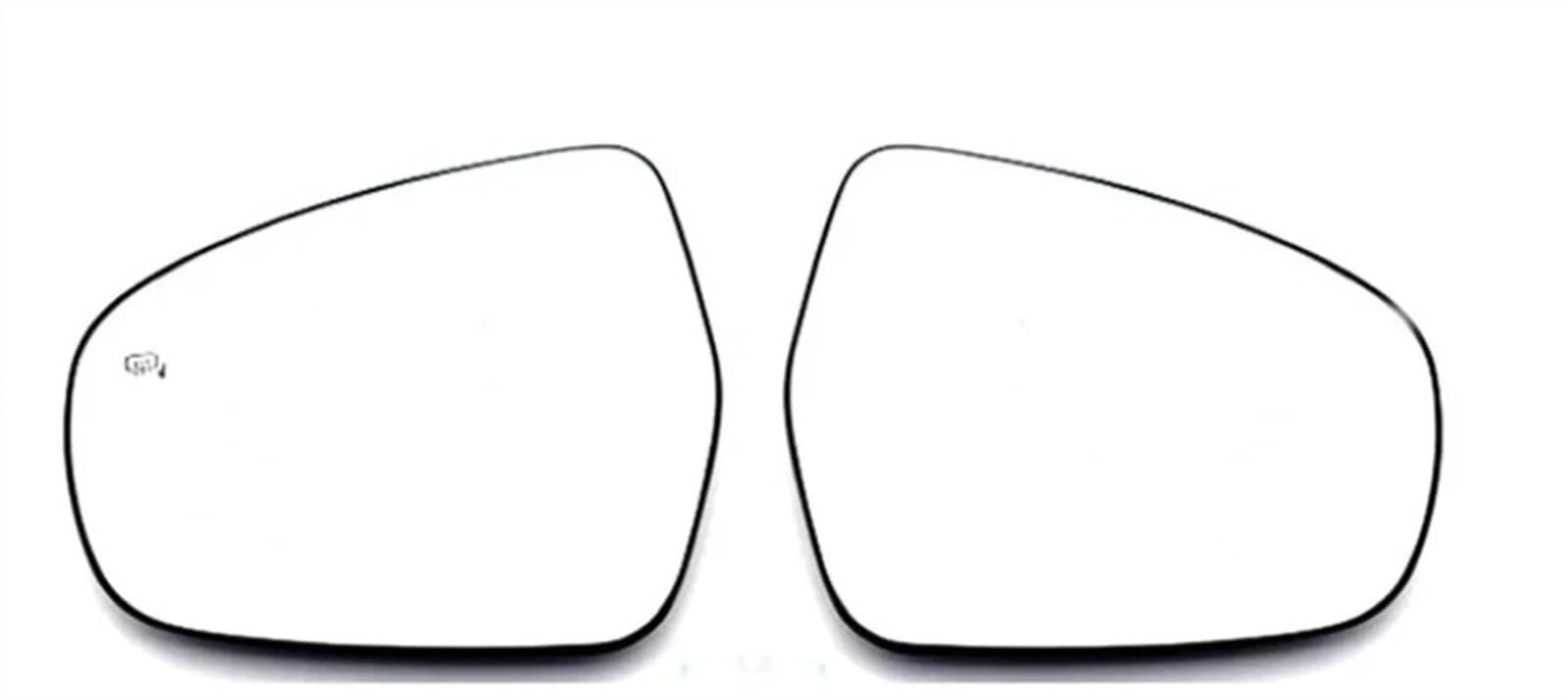 Spiegelglas Ersatz Für Suzuki Für Vitara Für S-Cross Ersetzen Sie Die Äußeren Rückspiegellinsen Der Seitentürflügel-Rückspiegelglas Mit Heizung Außenspiegel Asphärisch(1PCS Left and Right) von ZCera