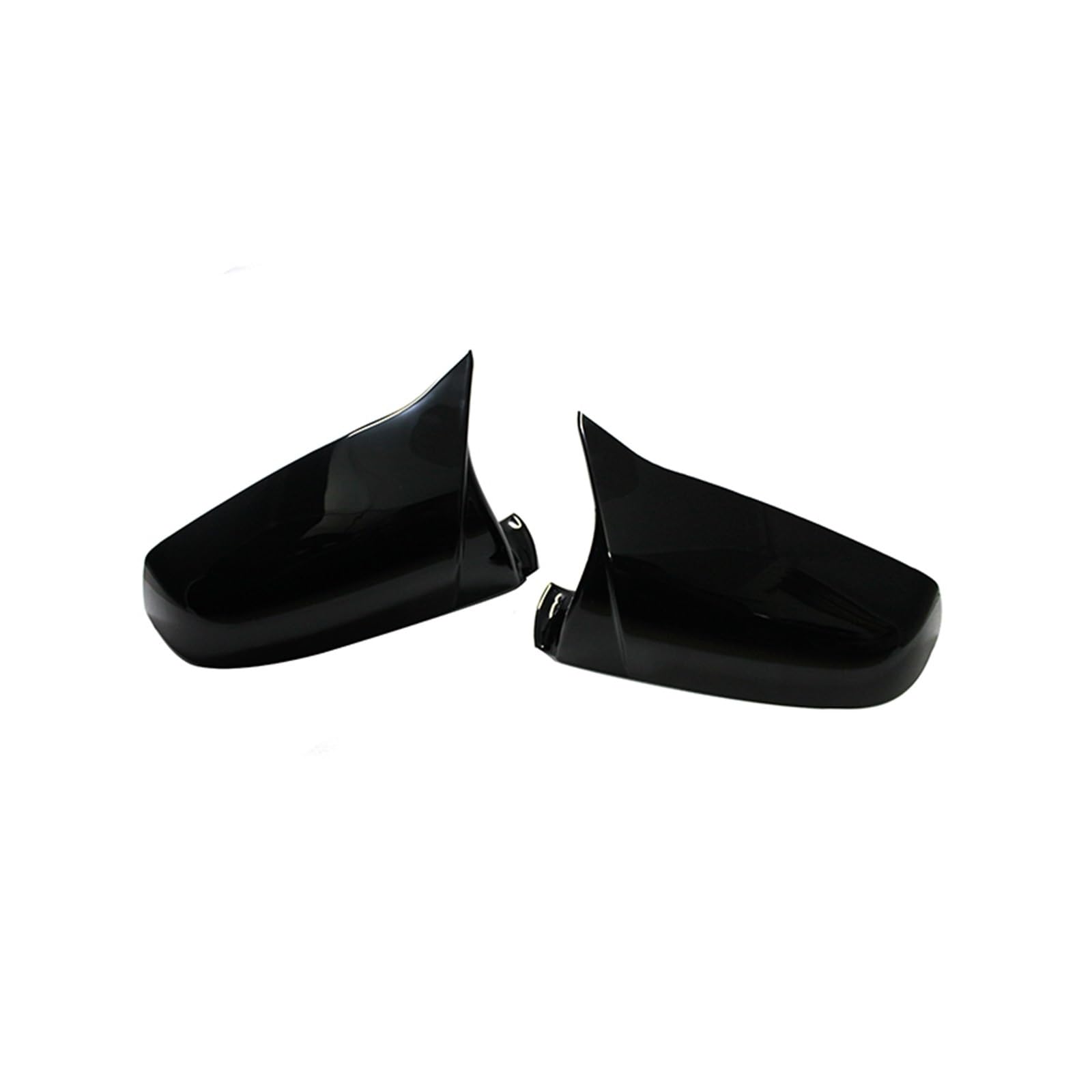 Spiegelkappen Außenspiegel Für 5 6 7 Für Serie F01 F02 F03 F04 F06 F07 F10 F11 F12 F13 Horn Stil Schwarz Seite Flügel Spiegel Kappe Abdeckung Auto Spiegelkappe(Black One Pair) von ZCera