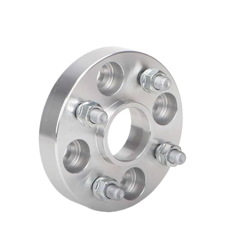 Spurverbreiterungen 2 Stück Für PCD 4X 114,3 15/20/25/30/35mm Hubcentric 60,1mm Mutter 12 * 1,5 Rad Spacer Adapter Auto Spurverbreiterung(2 Silver 30mm) von ZCera