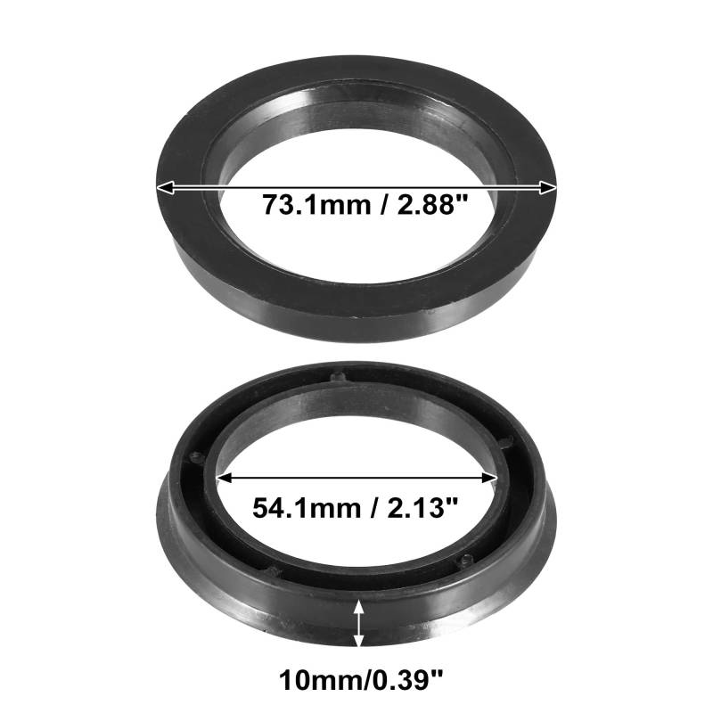 Spurverbreiterungen 2 Stücke Für Auto Rad Hub Centric Ringe Rad Bohrung Zentrum 67,1-54,1 67,1-56,1 67,1-60,1 67,1-63,4 67,1-66,1mm Auto Spurverbreiterung(73.1mm to 54.1mm) von ZCera