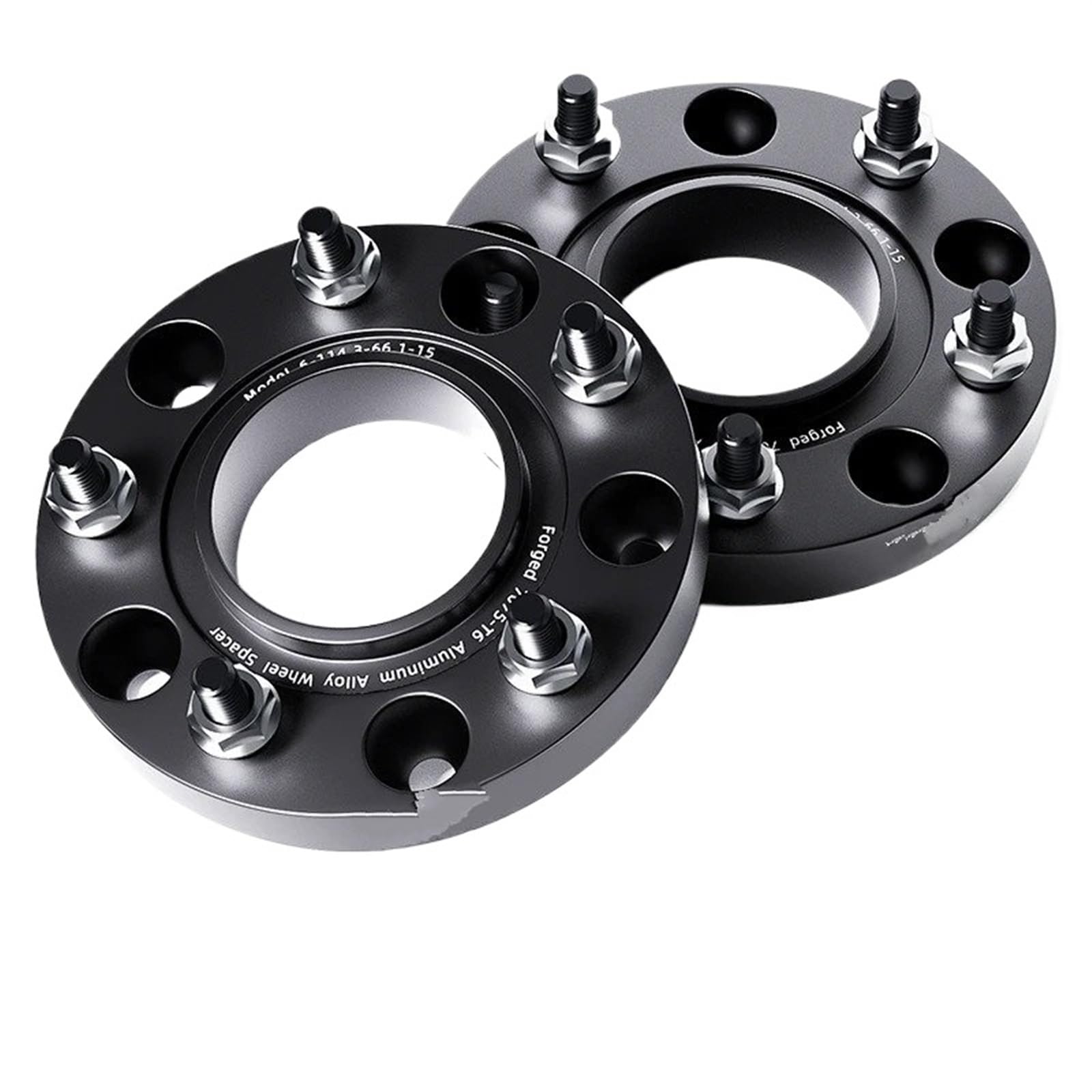 Spurverbreiterungen Für Megane Flansch Platte T6-7075 Spurverbreiterungen Aluminium Legierung Hub Verbreitert Adapter 2/4 Stück 5X 114,3 66,1 M12 X 1,5 Auto Spurverbreiterung(2pcs 25mm) von ZCera