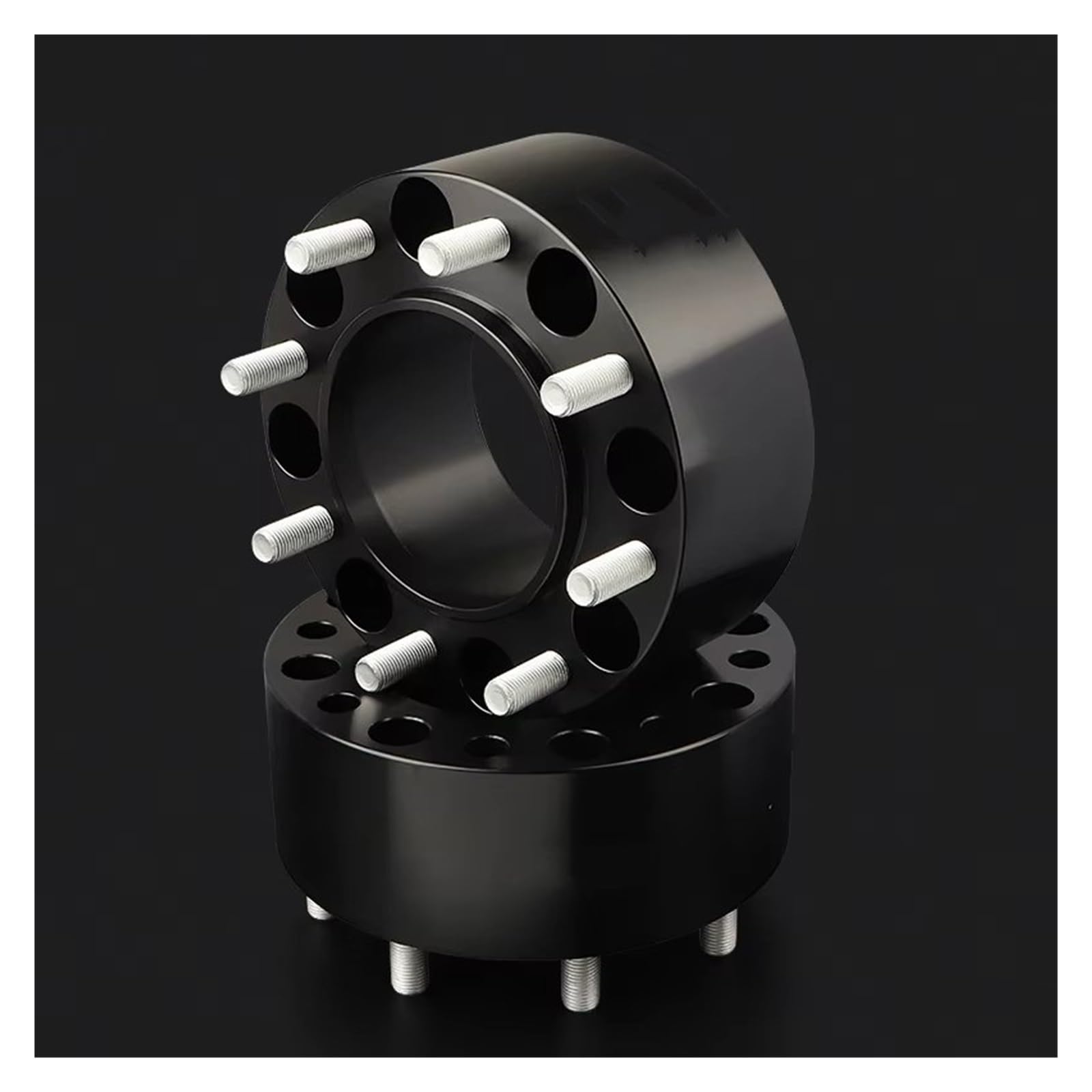 ZCera Spurverbreiterungen 2 Stück Für Chevrolet Für Silverado 30/35/40/45/50mm PCD 8x180 CB 124,1mm Spurverbreiterungen Adapter 8 Lug Anzug Spurplatten(2Piece 50mm M14x1.5) von ZCera