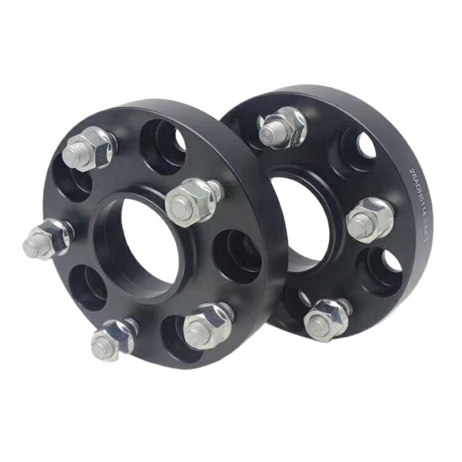 ZCera Spurverbreiterungen Für CRV Für Civic Für Accord Spurverbreiterungen 5x114,3 15mm 20mm Hubcentric 64,1mm Aluminium Spurverbreiterung Adapter Spurplatten(1Piece 25mm) von ZCera