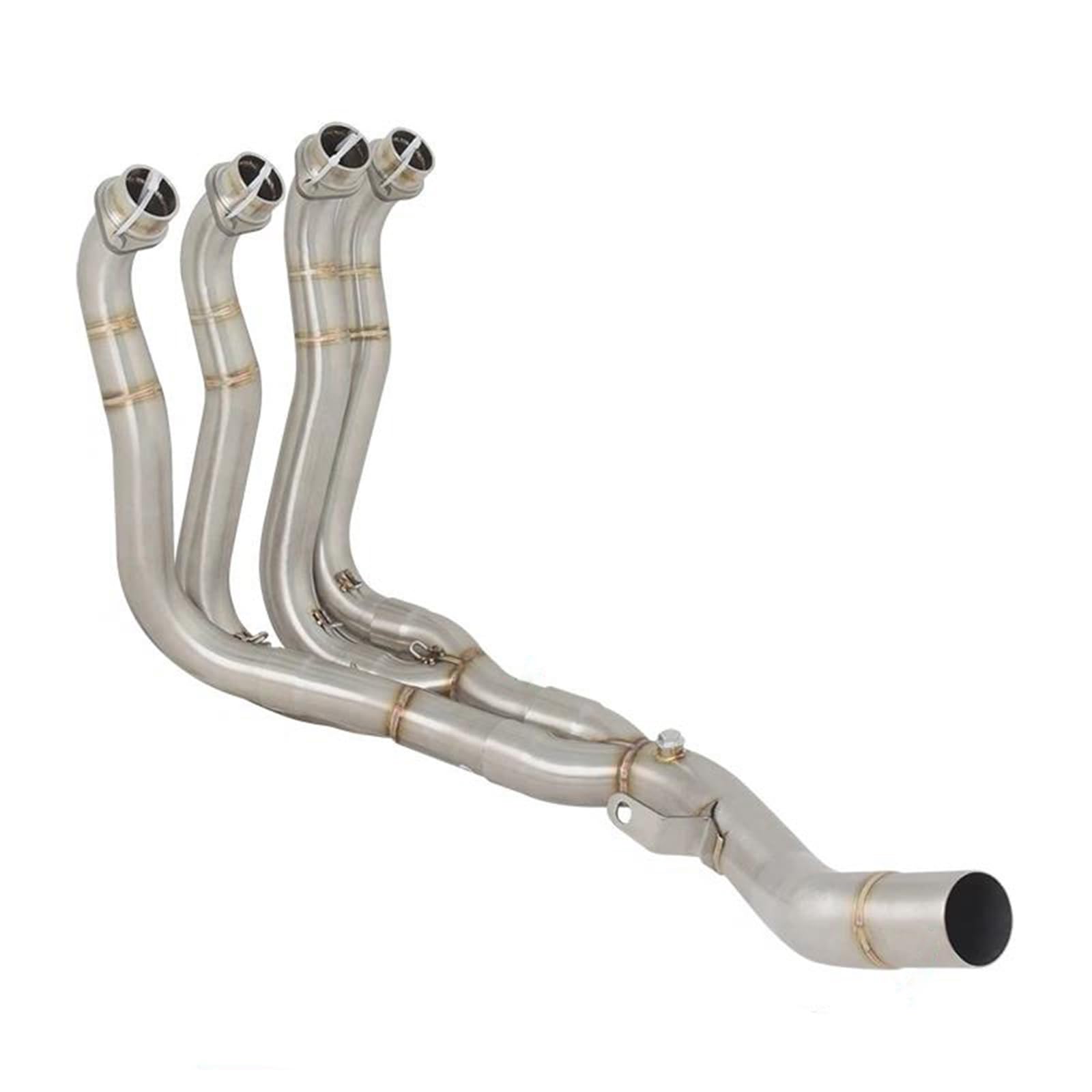 Aufsteckbarer Motorrad-Vollauspuff Espace Front Link Pipe Connect Original-Schalldämpfer Für S&uzuki GSXR1000 GSXR 1000 2017-2024 Motorradauspuff von ZDJKI