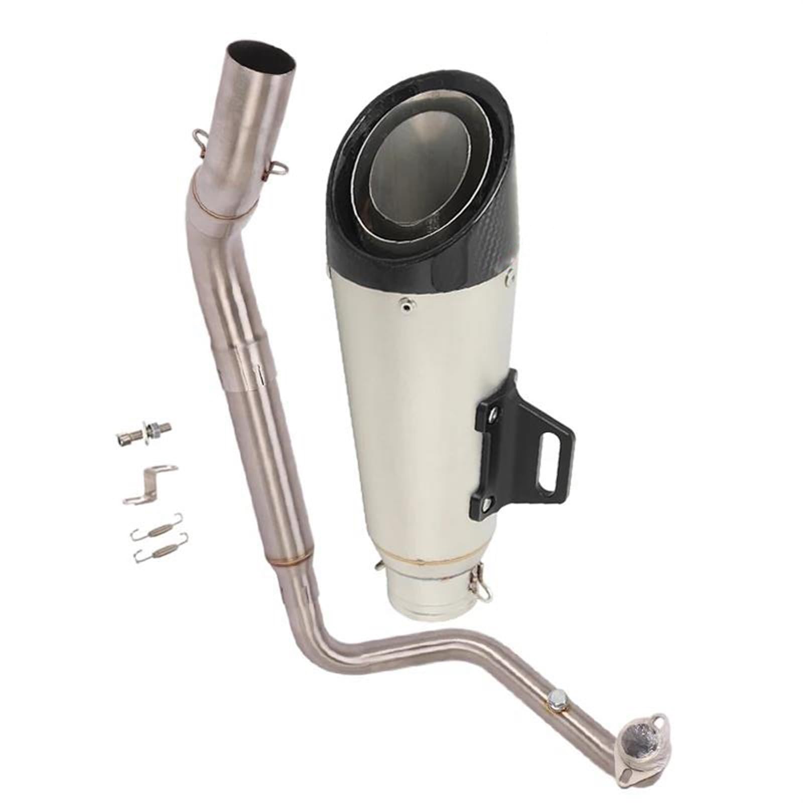 Aufsteckbares Motorrad-Auspuffsystem Escape Modify Front Link Pipe Moto-Schalldämpfer Für ZONTES ZT310R 310R ZT310T ZT310X 2018 2019 2022 Motorradauspuff von ZDJKI