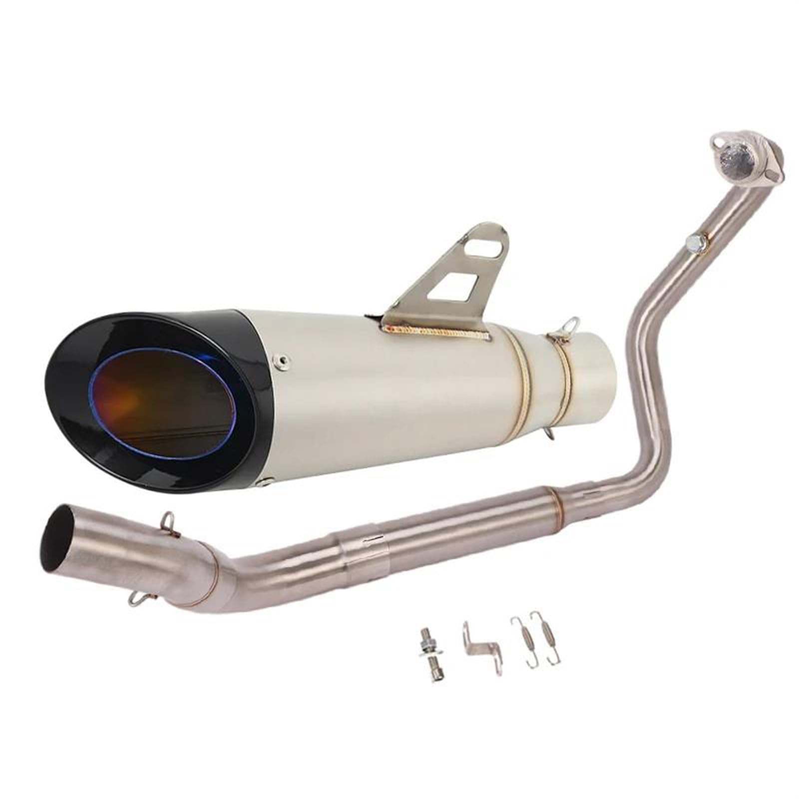 Aufsteckbares Motorrad-Auspuffsystem Escape Modify Front Link Pipe Moto-Schalldämpfer Für ZONTES ZT310R 310R ZT310T ZT310X 2018 2019 2022 Motorradauspuff von ZDJKI