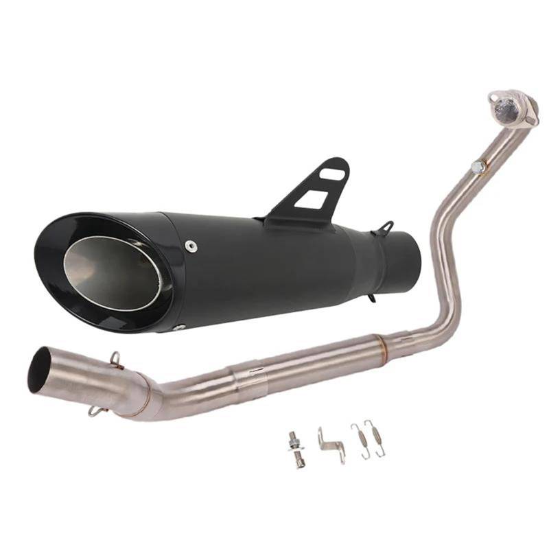 Aufsteckbares Motorrad-Auspuffsystem Escape Modify Front Link Pipe Moto-Schalldämpfer Für ZONTES ZT310R 310R ZT310T ZT310X 2018 2019 2022 Motorradauspuff von ZDJKI