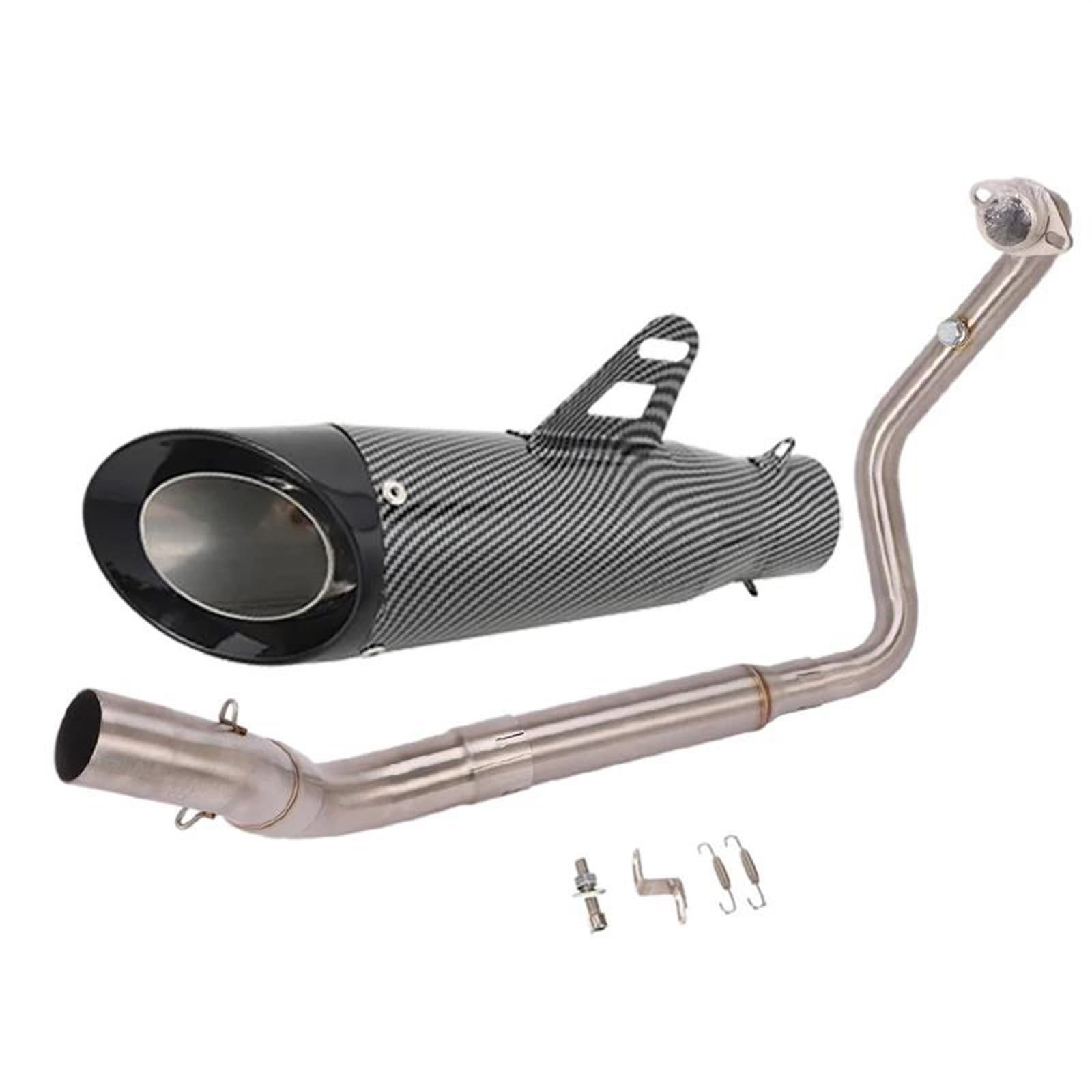 Aufsteckbares Motorrad-Auspuffsystem Escape Modify Front Link Pipe Moto-Schalldämpfer Für ZONTES ZT310R 310R ZT310T ZT310X 2018 2019 2022 Motorradauspuff von ZDJKI