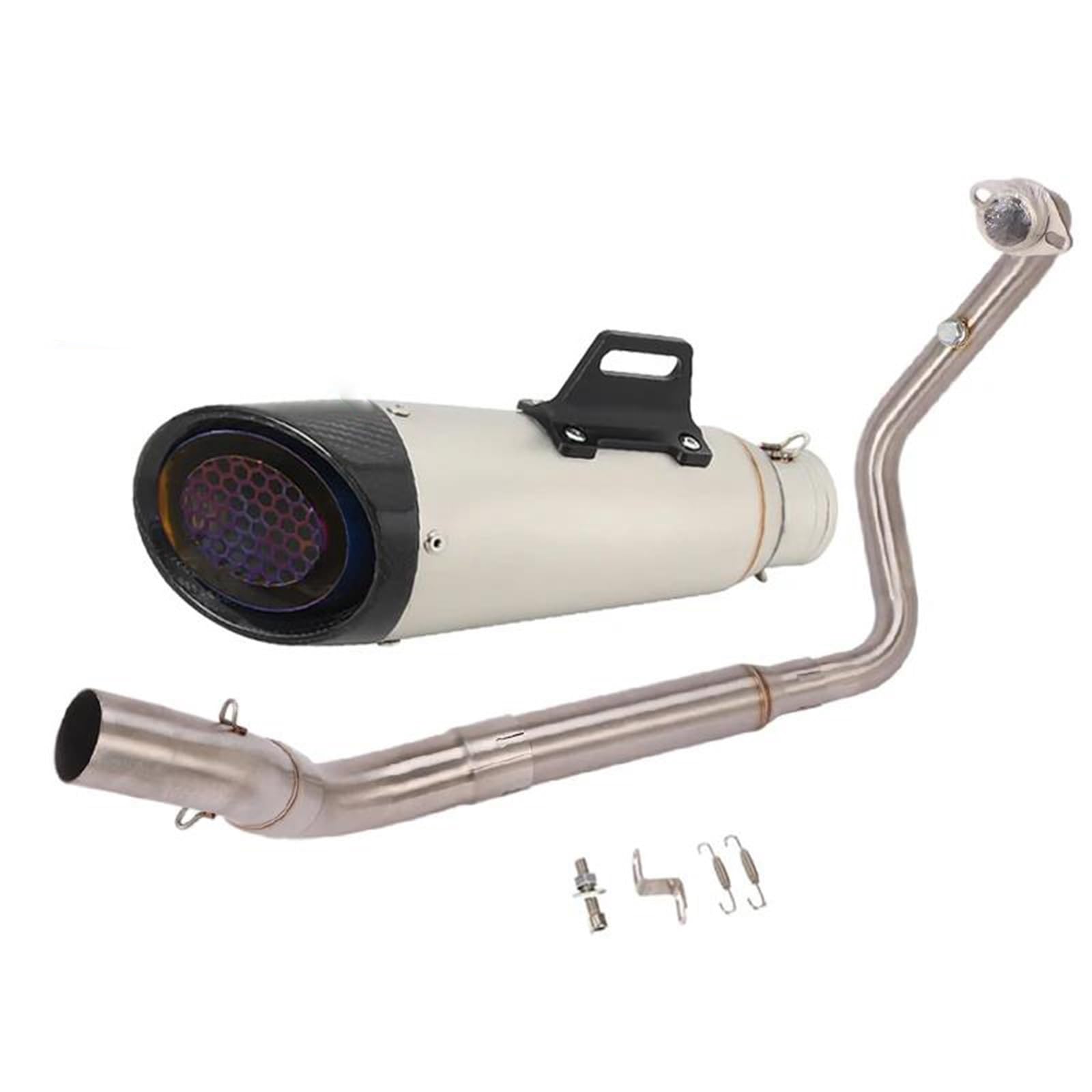 Aufsteckbares Motorrad-Auspuffsystem Escape Modify Front Link Pipe Moto-Schalldämpfer Für ZONTES ZT310R 310R ZT310T ZT310X 2018 2019 2022 Motorradauspuff von ZDJKI