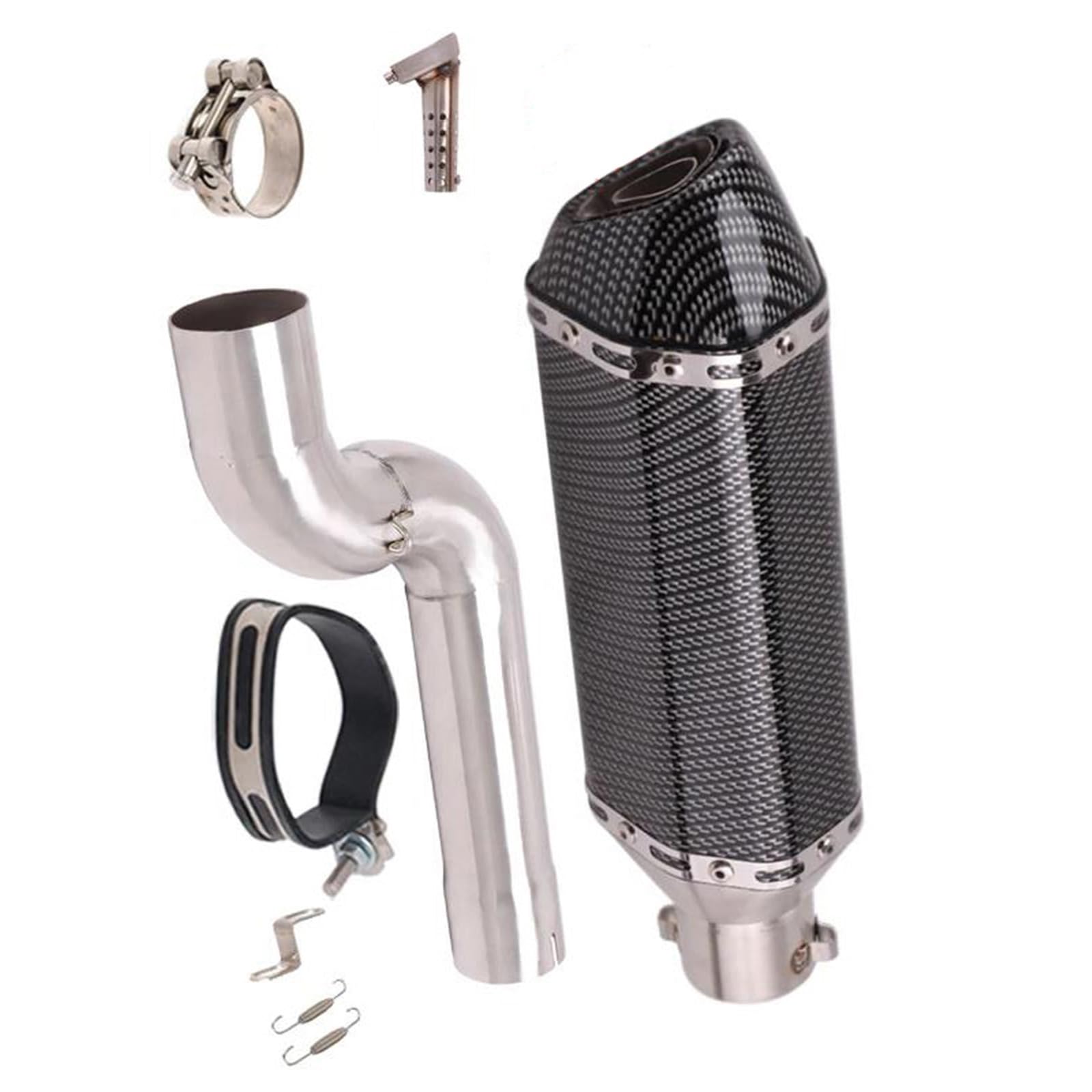 Modifizierter Motorradauspuff Escape Moto Catalysts Delete Midd Pipe Mit Schalldämpfer-Aufsteckteil Für F900 F900R F900XR 2020 2021 Motorradauspuff von ZDJKI