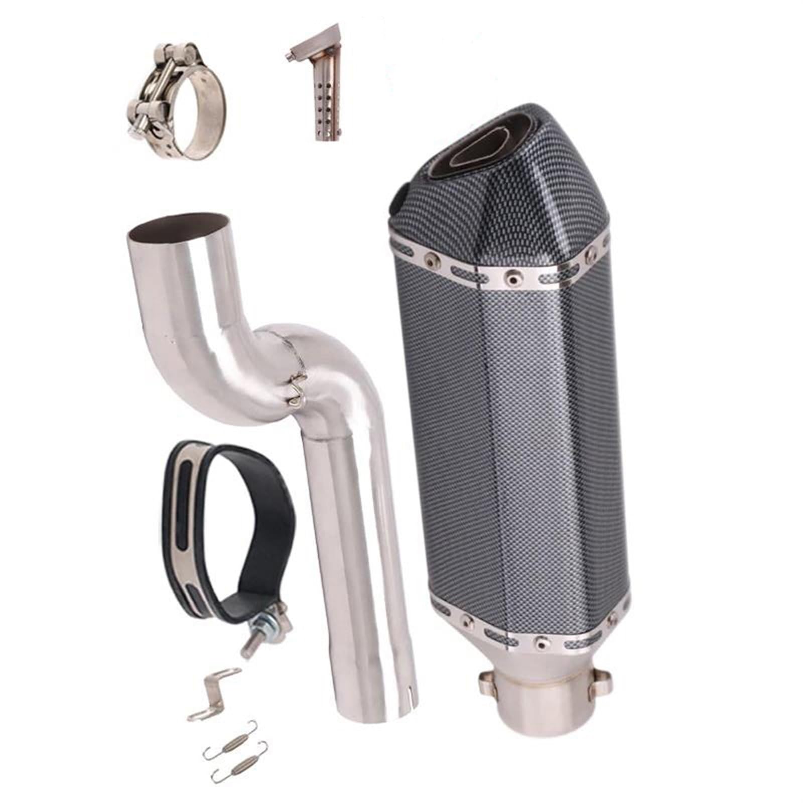 Modifizierter Motorradauspuff Escape Moto Catalysts Delete Midd Pipe Mit Schalldämpfer-Aufsteckteil Für F900 F900R F900XR 2020 2021 Motorradauspuff von ZDJKI