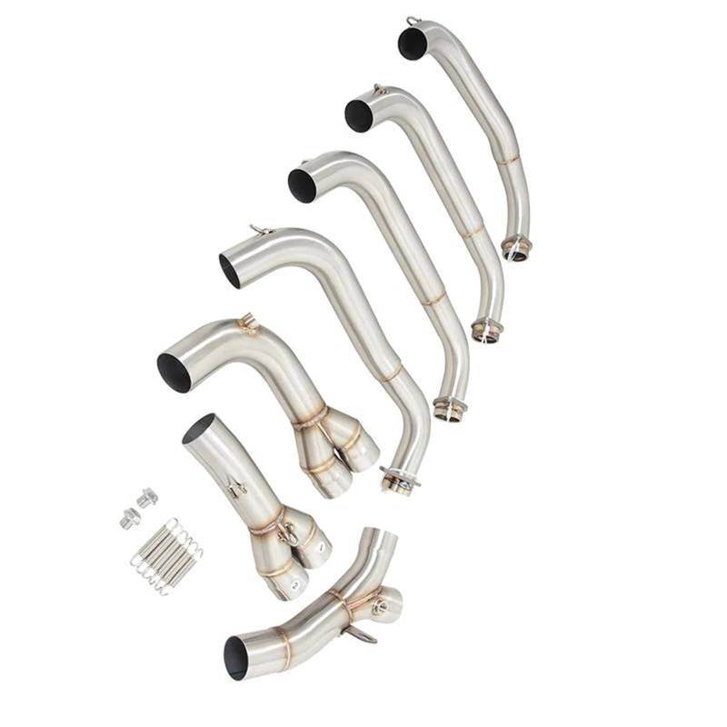 Motorrad-Komplettsystem-Auspuff Espace Front Mid Link Pipe Connect 50,8 Mm Schalldämpfer Für CB1000R CB1000R CB1000 R 2019-2023 Motorradauspuff von ZDJKI