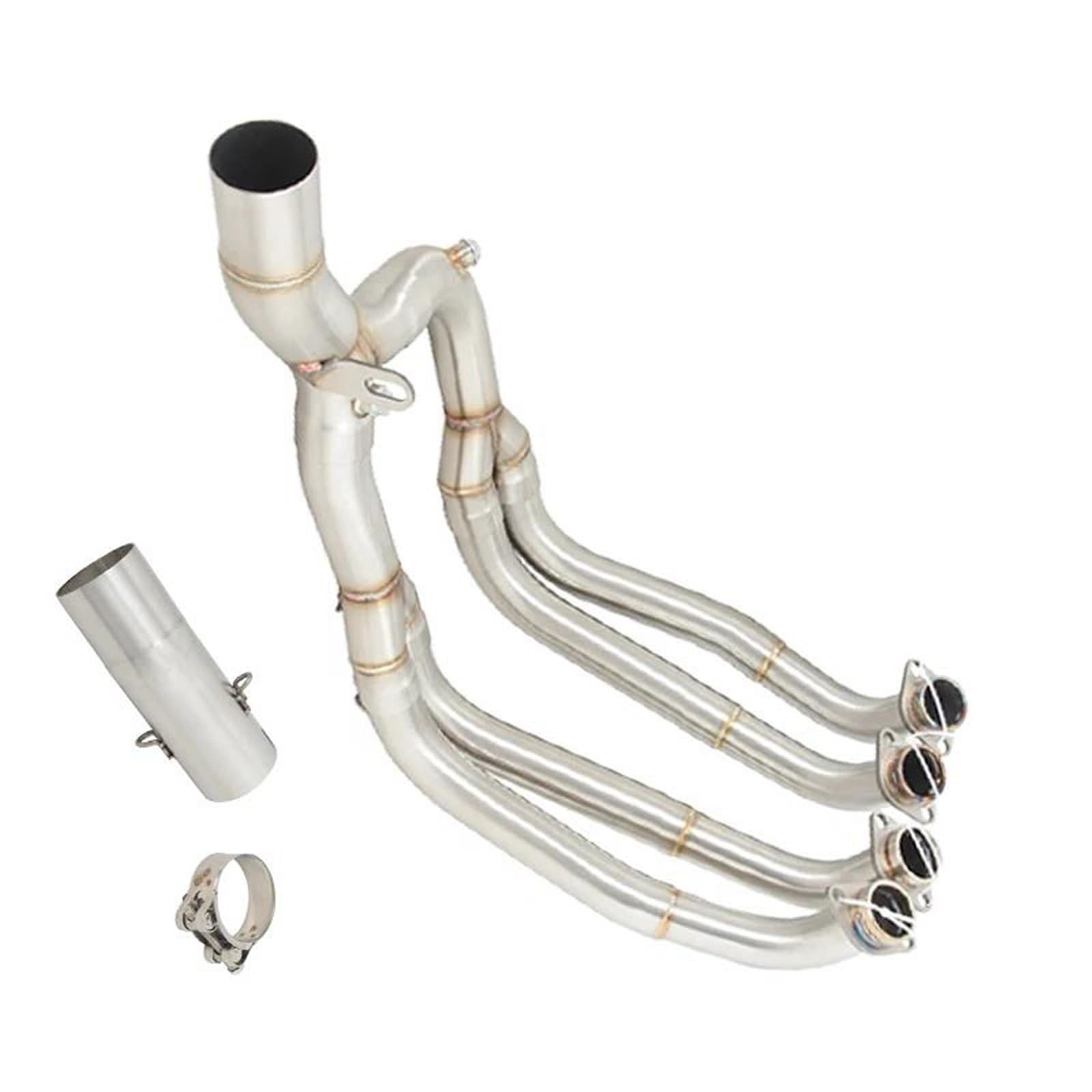 Motorrad-Komplettsystem-Auspuff Espace Front Mid Link Pipe Connect 50,8 Mm Schalldämpfer Für CB1000R CB1000R CB1000 R 2019-2023 Motorradauspuff von ZDJKI