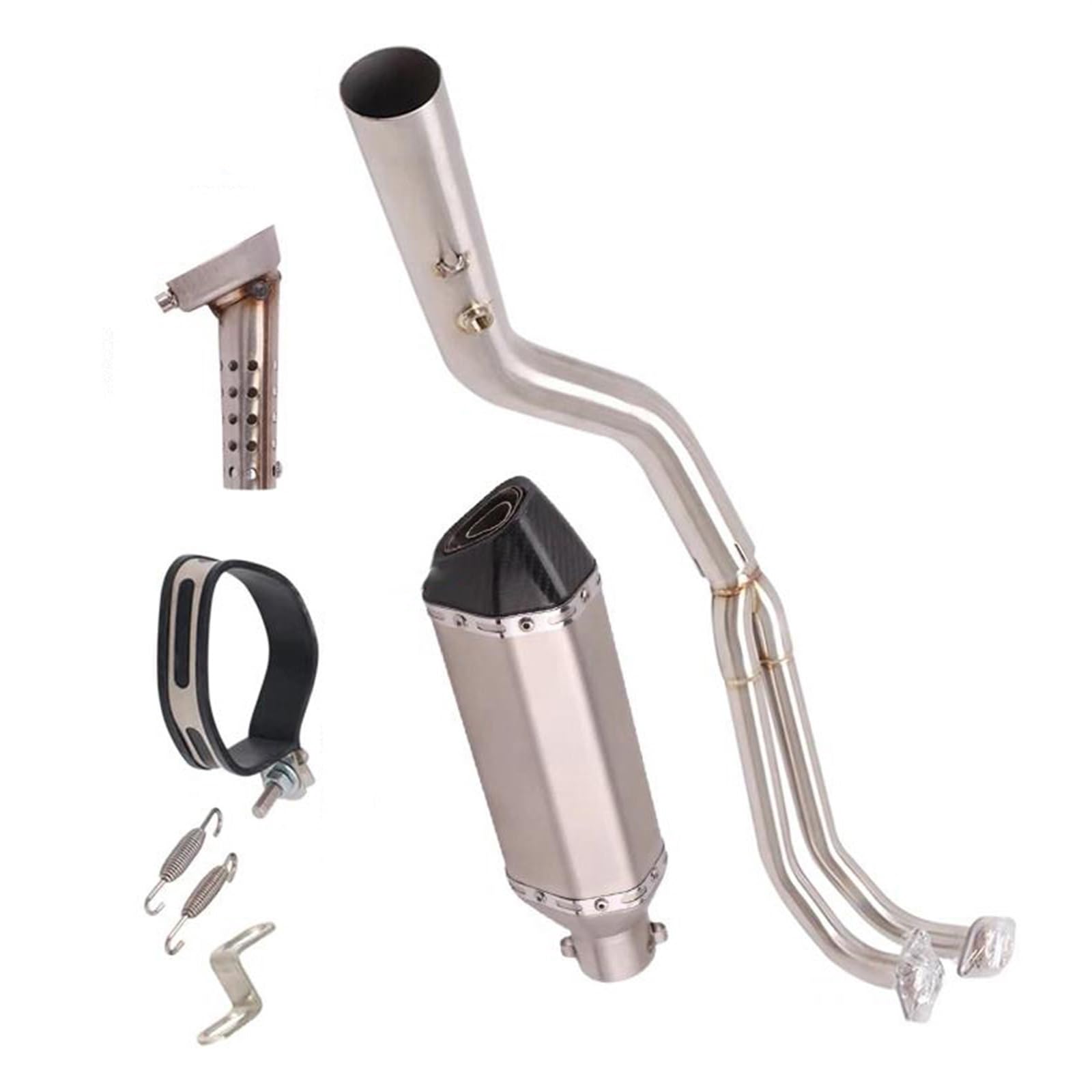 Slip-on Moto DB Killer Full System Motorradauspuff Escape Front Link Pipe Für MAXSYM TL508 TL 508 2022 Motorradauspuff von ZDJKI