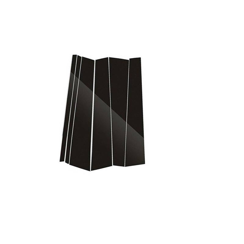 ZDPVK 6Pcs Auto Säule Beiträge Tür Fenster Trim Aufkleber Abdeckung Dekorative Panel Schwarz for Odyssey 2005-2010 2011-2017 2018-2022 Türfenster-Säulenverkleidung(2005-2010) von ZDPVK